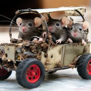 Des expériences étonnantes : quand les rats apprennent à conduire avec plaisir