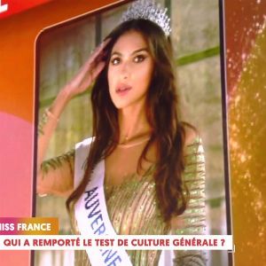 Miss Auvergne, coup de cœur d'un chroniqueur de TPMP, se démarque lors du quiz Miss France 2025