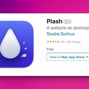 Plash - Donnez vie à votre fond d'écran Mac en utilisant n'importe quel site web