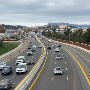 Troisième voie ouverte à la circulation sur l'A57 à Toulon