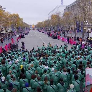 "Gros jeu inspiré de Squid Game sur les Champs-Élysées avec Inoxtag, Maghla et Just Riadh"