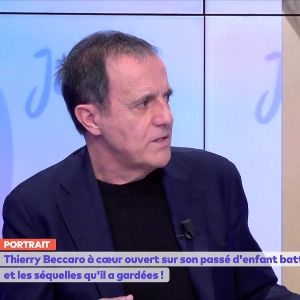 Thierry Beccaro ému en évoquant son enfance difficile