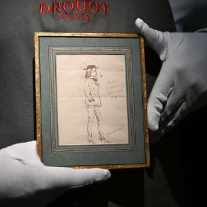 Vente aux enchères exceptionnelle d'un dessin de Rimbaud par Verlaine