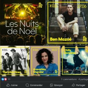 Les premiers artistes des Nuits de Fourvière 2025 annoncés : Ben Mazué, The Libertines, Anoushka Shankar et Chilly Gonzales