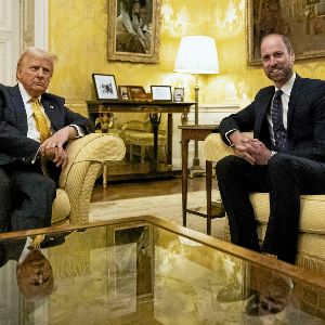 Rencontre entre le prince William et Donald Trump à Paris