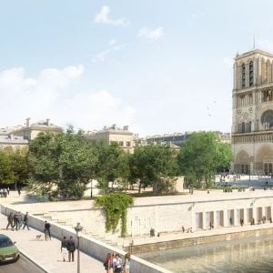 Transformation des abords de Notre-Dame de Paris d'ici 2030