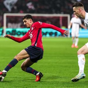 "Le but sensationnel de Sahraoui qui propulse Lille vers les barrages de la Ligue des champions"