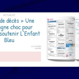 "Scandale : des annonces de décès d'enfants dans les journaux pour sensibiliser contre la maltraitance infantile"