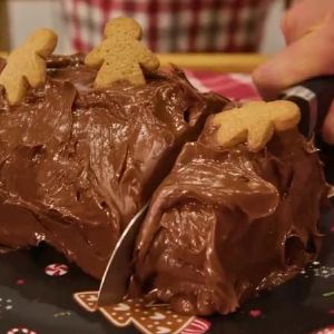 Découvrez la recette unique de la bûche de Noël au chocolat et pain d'épices par Fortwenger