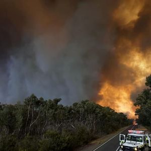 "Urgent : incendie géant menaçant le sud-est de l'Australie, les images choc"