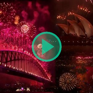 "Feu d'artifice grandiose à Sydney pour célébrer le Nouvel An 2025"