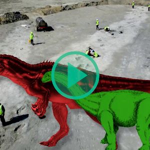 "Incroyable découverte d'une autoroute géante de dinosaures en Angleterre !"