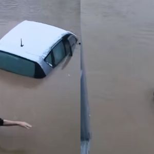 Sauvetage héroïque sous les intempéries au Royaume-Uni