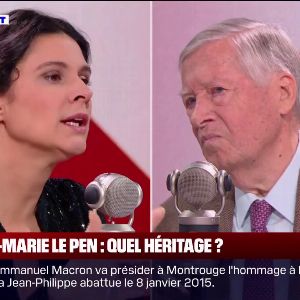 "Le face-à-face tendu entre Alain Duhamel et Apolline de Malherbe à propos de Jean-Marie Le Pen"