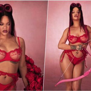 "Rihanna crée l'événement avec sa collection de lingerie pour la Saint-Valentin"