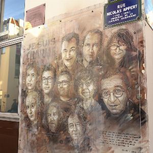 "« Je suis Charlie » : le street-artist C215 commémore l'esprit du 11 janvier"