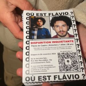 "Drame à Paris : le photographe brésilien Flávio, 36 ans, retrouvé mort dans la Seine"