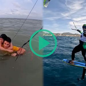 Un kitesurfeur des JO 2024 devient un héros en sauvant une femme de la noyade au Brésil pendant ses essais