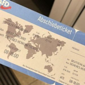 "Scandale en Allemagne : des tracts de l’AfD proposent des « billets d’expulsion » aux migrants, enquête en cours"