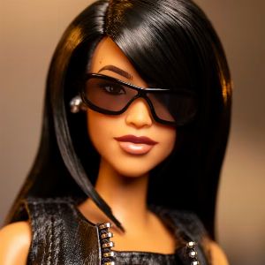 "Découvrez la Barbie rendant hommage à la chanteuse Aaliyah et son style emblématique"