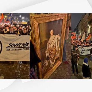 "Manifestation royaliste au flambeau à Paris en hommage à Louis XVI : les partisans de la monarchie expriment leur soutien"