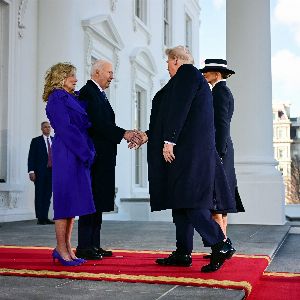 L'étonnante rencontre entre Trump et Biden à la Maison Blanche lors de l'investiture