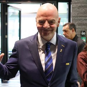 "Président de la FIFA Gianni Infantino aux premières loges pour l'investiture de Trump à Washington"