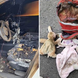 "Incroyable : le doudou d'une petite fille autiste retrouvé intact après un incendie dans une voiture"