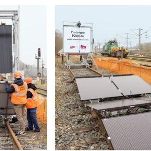 "La SNCF innove en installant des panneaux solaires sur ses voies inutilisées"