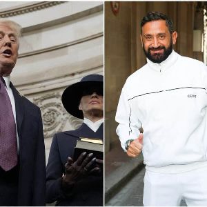 "Le look extravagant de Cyril Hanouna lors de l'investiture de Donald Trump"