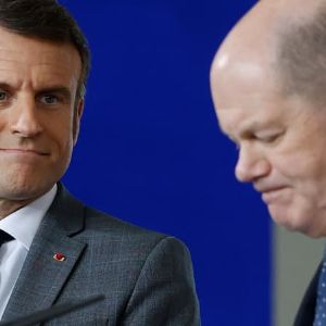 "Le déjeuner d'adieu entre Emmanuel Macron et Olaf Scholz"