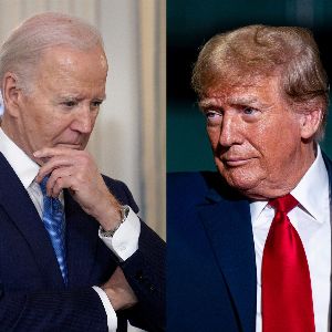 "Donald Trump attaque Joe Biden en justice : les coups bas entre anciens rivaux"