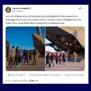 "Images exclusives : expulsions massives de migrants par la Maison Blanche aux États-Unis"