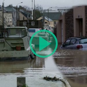 "Alerte rouge : inondations à Rennes suite à la tempête Herminia, plusieurs régions en alerte orange"