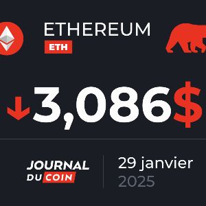 Ethereum en danger : vers une chute sous les 3 000 $ ?