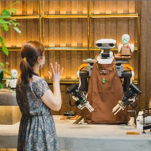 "Des robots japonais révolutionnent l'accueil en restauration"